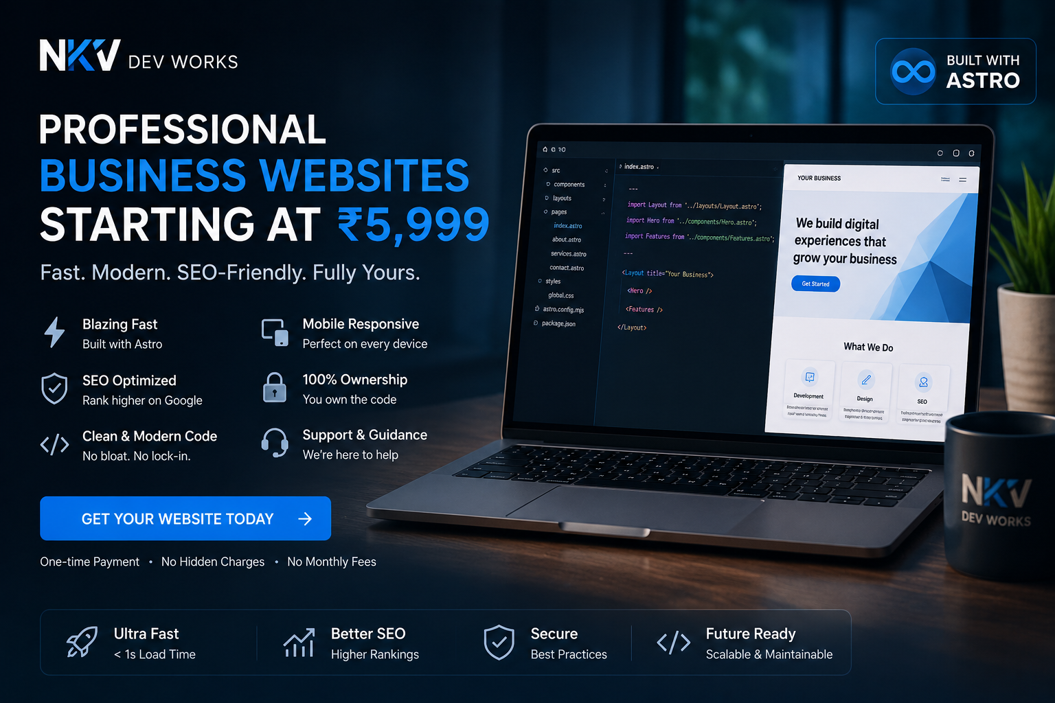 Affordable low-cost website development Bangalore guide